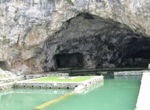 The Sperlonga statues, found in the grotto that collapsed while Emperor Tiberius was holding a banquet 