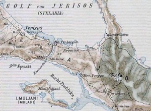 When Xerxes  Persian fleet traversed a peninsula digging a canal during the Second Persian War 