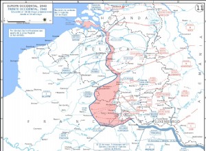 The conquest of Fort Eben-Emael by German paratroopers which allowed the invasion of Belgium 