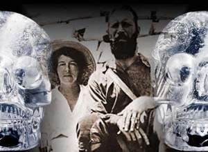 The fake aztec skulls 