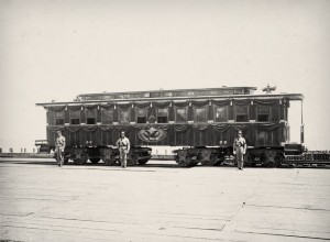 The locomotive is playing mournfully. Funeral trains that carried heads of state 
