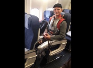 Shopping and flying in medieval armor is possible! 