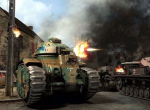 The wronged fighters... French Char B1 bis annihilate German panzers 